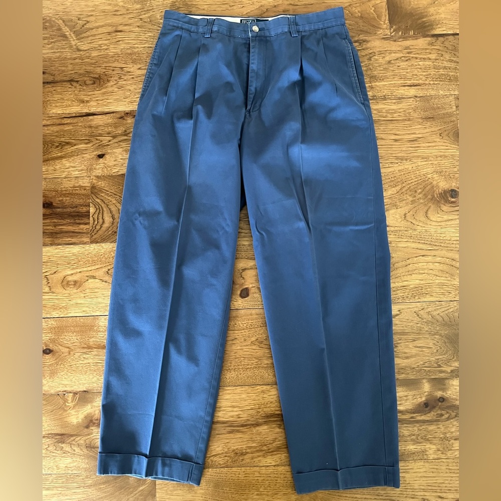 Polo Ralph Lauren Men’s pleated & cuffed chino pants 32x28